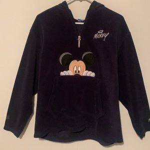 Disney Vintage  Women’s Hooded Long Sleeve Fleece Pullover
